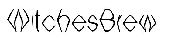 WitchesBrew Font, Monogram Fonts
