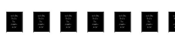 Witchybats Font, Number Fonts