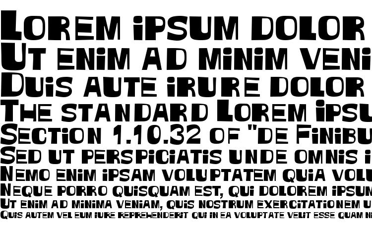 specimens Witless font, sample Witless font, an example of writing Witless font, review Witless font, preview Witless font, Witless font