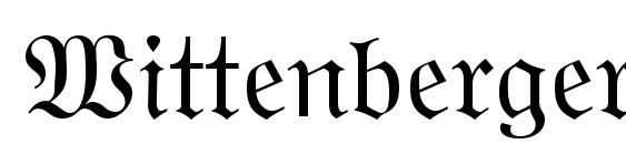 Wittenberger Frakt MT font, free Wittenberger Frakt MT font, preview Wittenberger Frakt MT font
