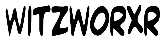 Witzworxregular Font, Sans Serif Fonts
