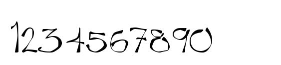 Wobble Font, Number Fonts