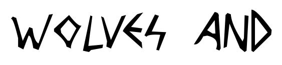 Wolves and Ravens Font, Sans Serif Fonts