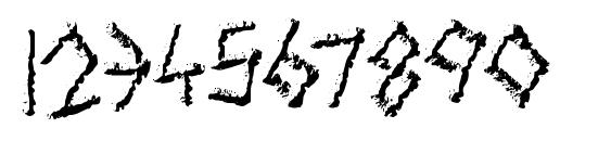 Wolves engraven Font, Number Fonts