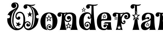 Wonderland Stars font, free Wonderland Stars font, preview Wonderland Stars font