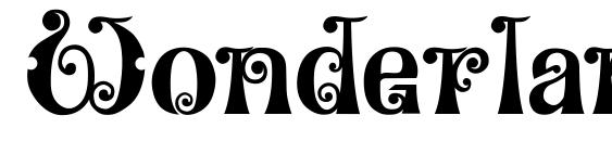 Wonderland Font, Monogram Fonts