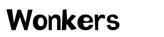 шрифт Wonkers, бесплатный шрифт Wonkers, предварительный просмотр шрифта Wonkers