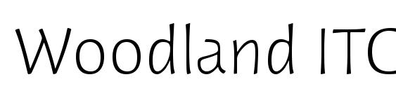 шрифт Woodland ITC Light, бесплатный шрифт Woodland ITC Light, предварительный просмотр шрифта Woodland ITC Light