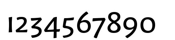 Woodland ITC Medium Font, Number Fonts