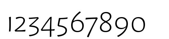 WoodlandLtITC TT Font, Number Fonts