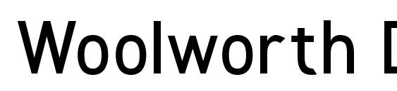 Woolworth DemiBold Font, Beautiful Fonts