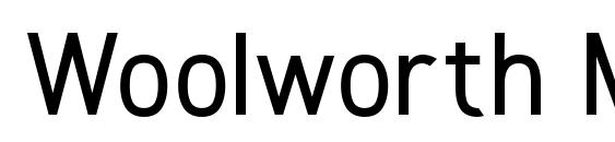 Woolworth Medium Font, Sans Serif Fonts