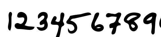 Wooster Regular Font, Number Fonts