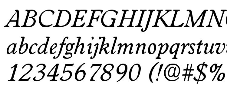 глифы шрифта Worcester Italic, символы шрифта Worcester Italic, символьная карта шрифта Worcester Italic, предварительный просмотр шрифта Worcester Italic, алфавит шрифта Worcester Italic, шрифт Worcester Italic