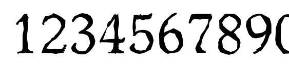 WorcesterAntique Regular Font, Number Fonts