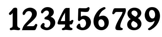 WorcesterLH Bold Font, Number Fonts