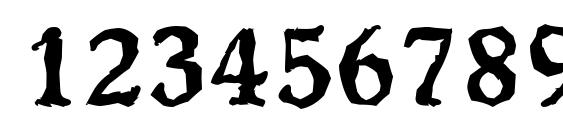 WorcesterRandom Bold Font, Number Fonts