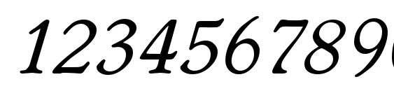 WorcesterSerial Italic Font, Number Fonts