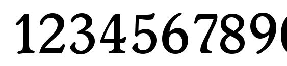 WorcesterSerial Medium Regular Font, Number Fonts