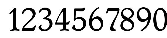 WorcesterSerial Regular Font, Number Fonts