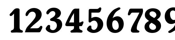 WorcesterSerial Xbold Regular Font, Number Fonts