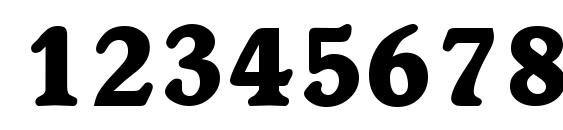 Worchester extrabold Font, Number Fonts