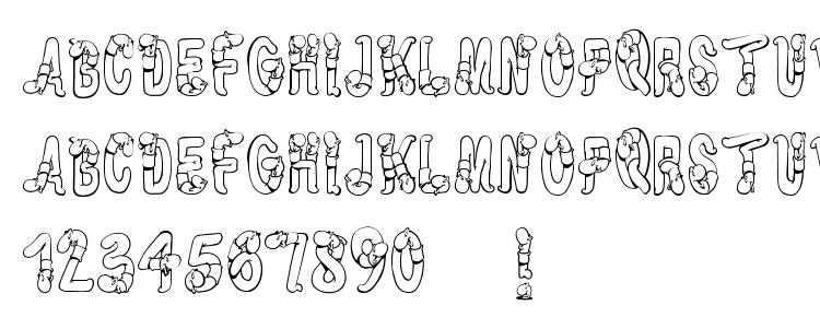 glyphs Wormbeeline font, сharacters Wormbeeline font, symbols Wormbeeline font, character map Wormbeeline font, preview Wormbeeline font, abc Wormbeeline font, Wormbeeline font