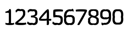 Wormfont Font, Number Fonts