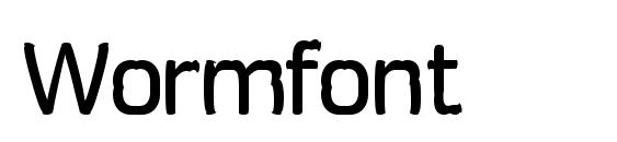 шрифт Wormfont, бесплатный шрифт Wormfont, предварительный просмотр шрифта Wormfont