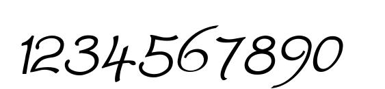 Worstveld Sling Bold Oblique Font, Number Fonts