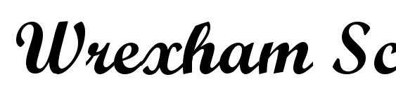 Wrexham Script font, free Wrexham Script font, preview Wrexham Script font