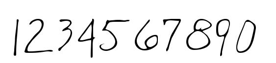 Wundera Regular Font, Number Fonts