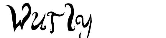 Wurly Font