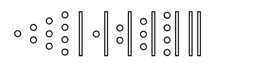 Wuuj Font, Number Fonts