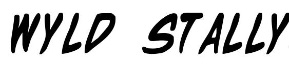 шрифт Wyld Stallyns Bold, бесплатный шрифт Wyld Stallyns Bold, предварительный просмотр шрифта Wyld Stallyns Bold