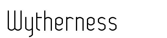 Wytherness font, free Wytherness font, preview Wytherness font