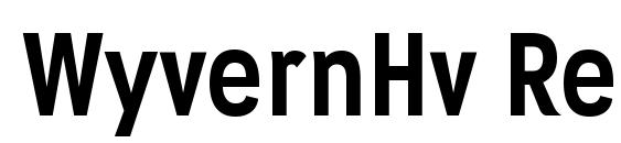 шрифт WyvernHv Regular, бесплатный шрифт WyvernHv Regular, предварительный просмотр шрифта WyvernHv Regular