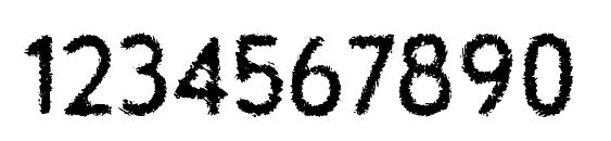 WyvernInk Regular Font, Number Fonts