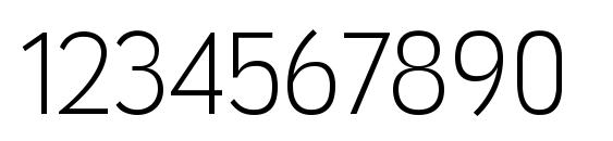 WyvernLt Regular Font, Number Fonts