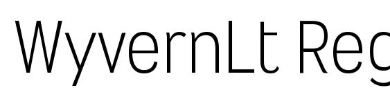 шрифт WyvernLt Regular, бесплатный шрифт WyvernLt Regular, предварительный просмотр шрифта WyvernLt Regular