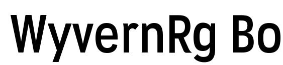 WyvernRg Bold Font, Sans Serif Fonts
