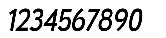 WyvernRg BoldItalic Font, Number Fonts