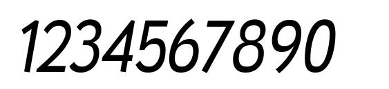 WyvernRg Italic Font, Number Fonts