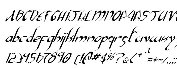 glyphs Xaphan II Italic font, сharacters Xaphan II Italic font, symbols Xaphan II Italic font, character map Xaphan II Italic font, preview Xaphan II Italic font, abc Xaphan II Italic font, Xaphan II Italic font