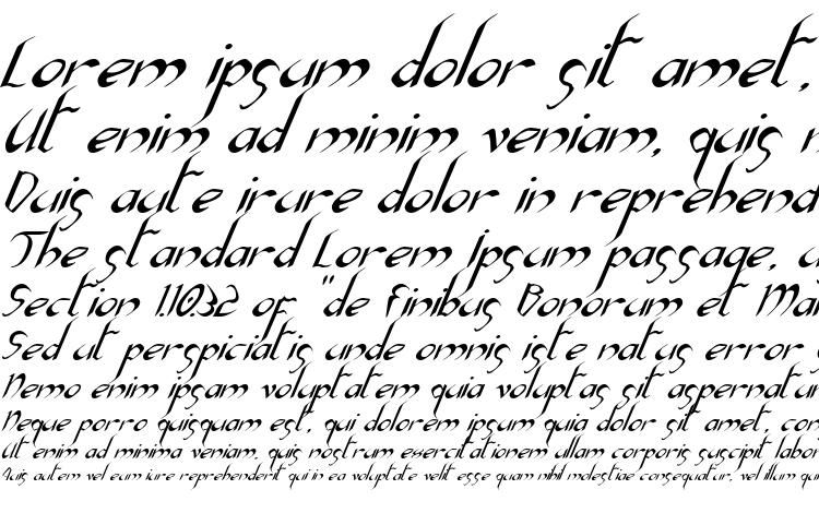 specimens Xaphan II Italic font, sample Xaphan II Italic font, an example of writing Xaphan II Italic font, review Xaphan II Italic font, preview Xaphan II Italic font, Xaphan II Italic font