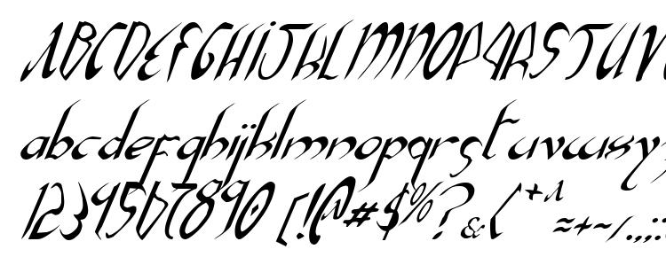 glyphs Xaphan Italic font, сharacters Xaphan Italic font, symbols Xaphan Italic font, character map Xaphan Italic font, preview Xaphan Italic font, abc Xaphan Italic font, Xaphan Italic font