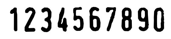XBAND Rough Font, Number Fonts