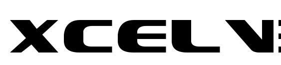 шрифт Xcelv3, бесплатный шрифт Xcelv3, предварительный просмотр шрифта Xcelv3