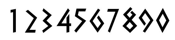 Xebec Font, Number Fonts