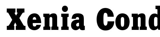 Xenia Condensed Cyrillic font, free Xenia Condensed Cyrillic font, preview Xenia Condensed Cyrillic font